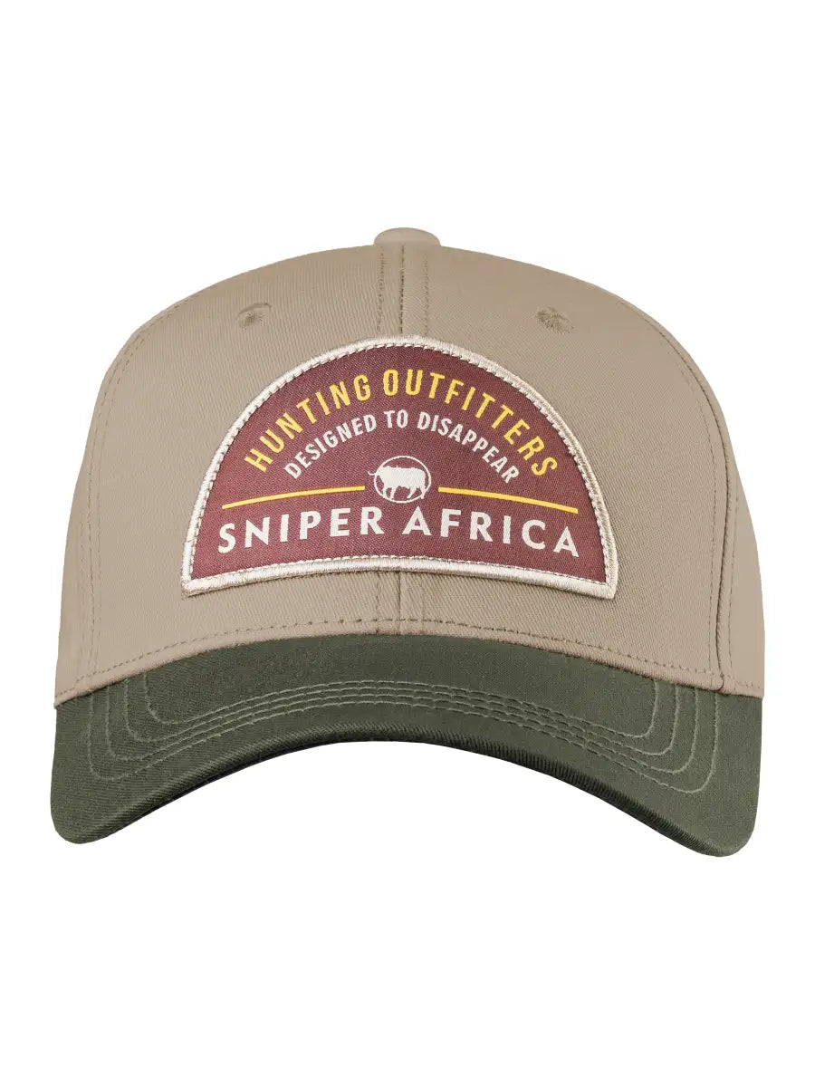 Sniper Africa hunting outfitters stone/olive cap