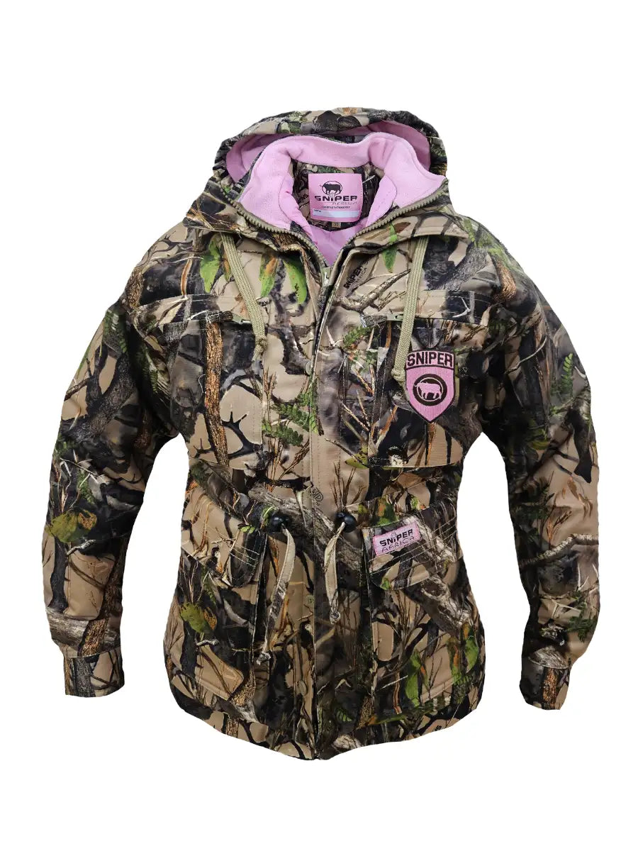 SNIPER AFRICA 3D CAMO LADIES STORM PARKA JACKET