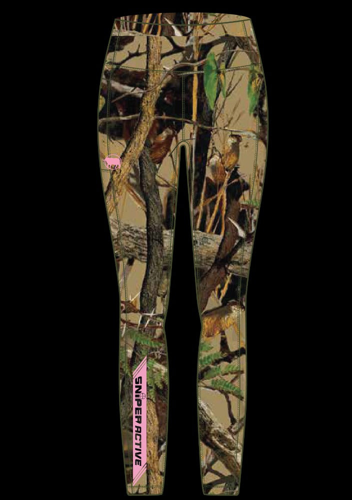 SNIPER AFRICA 3D CAMO LADIES ACTIVE TIGHTS
