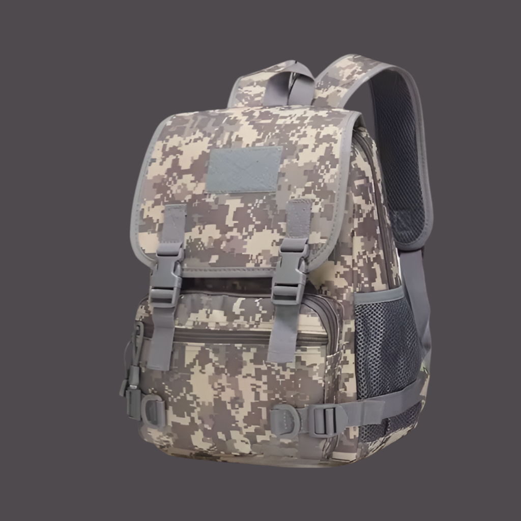 20L MOLLE BACKPACK- GREY CAMOUFLAGE