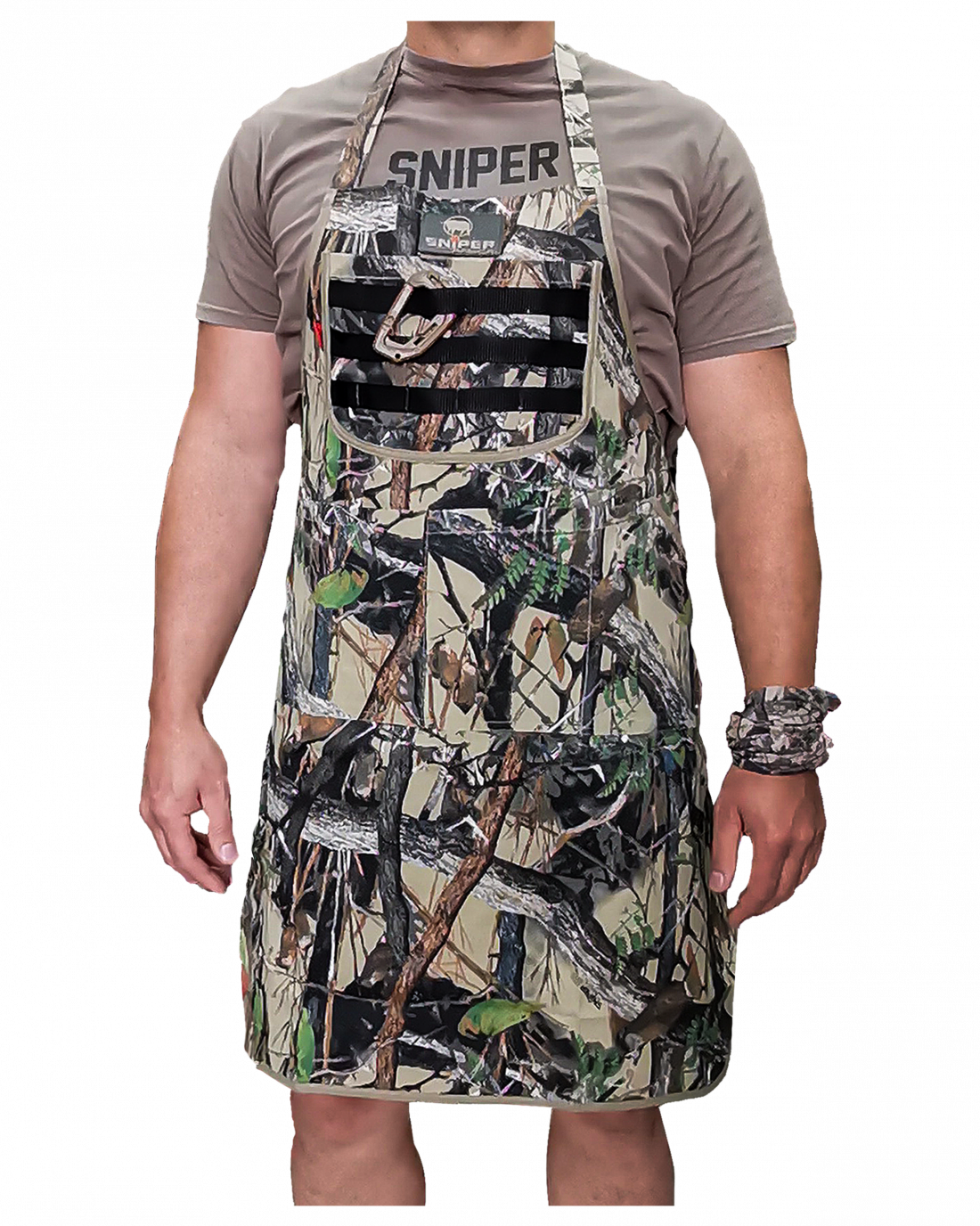 SNIPER AFRICA 3D CAMO MENS APRON
