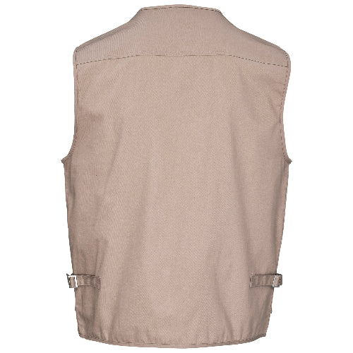 Tugela sleeveless jacket- stone (waistcoat)