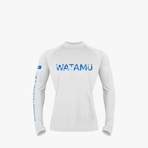 Watamu angling bilene performance top UPF50 + quick dry - white