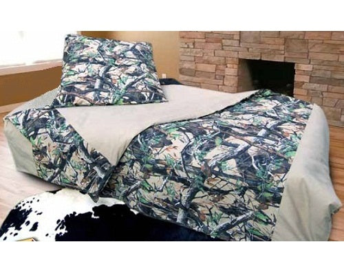 SNIPER AFRICA 3D CAMO DUVET COVER SET WITH PILLOW CASE