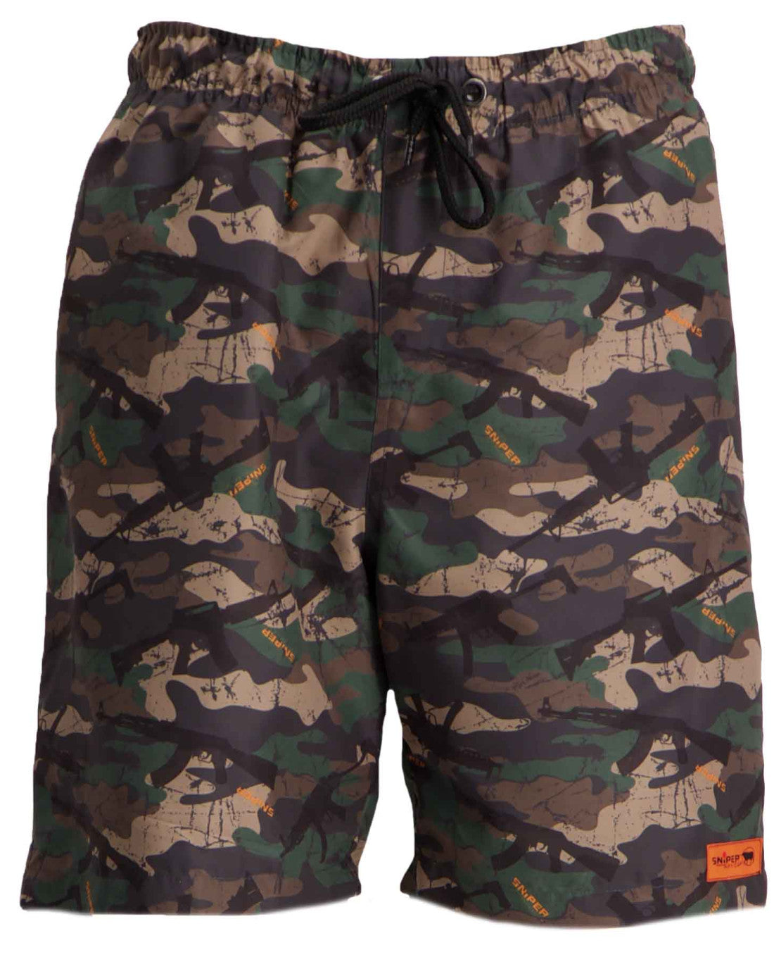 SNIPER AFRICA FULL AUTO MENS SWIM SHORTS