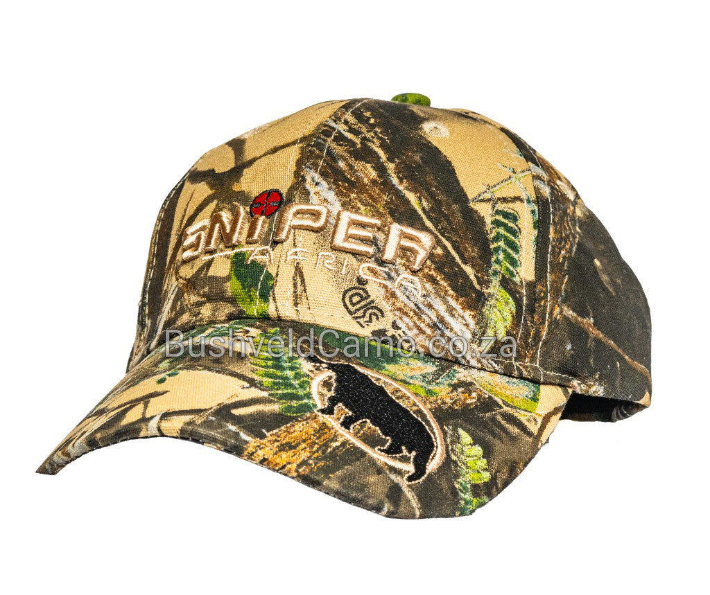 SNIPER AFRICA 3D CAMO KIDDIES EMB PEAK CAP