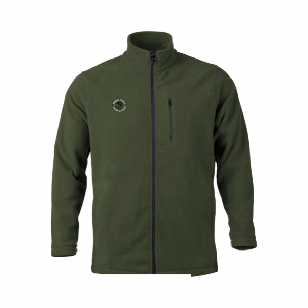 SNIPER AFRICA OLIVE EDW FLEECE ZIPPER TOP