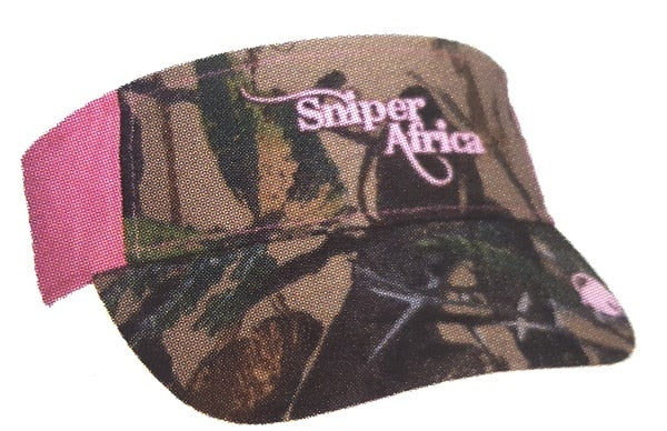 SNIPER AFRICA 3D CAMO LADIES PINK VISOR