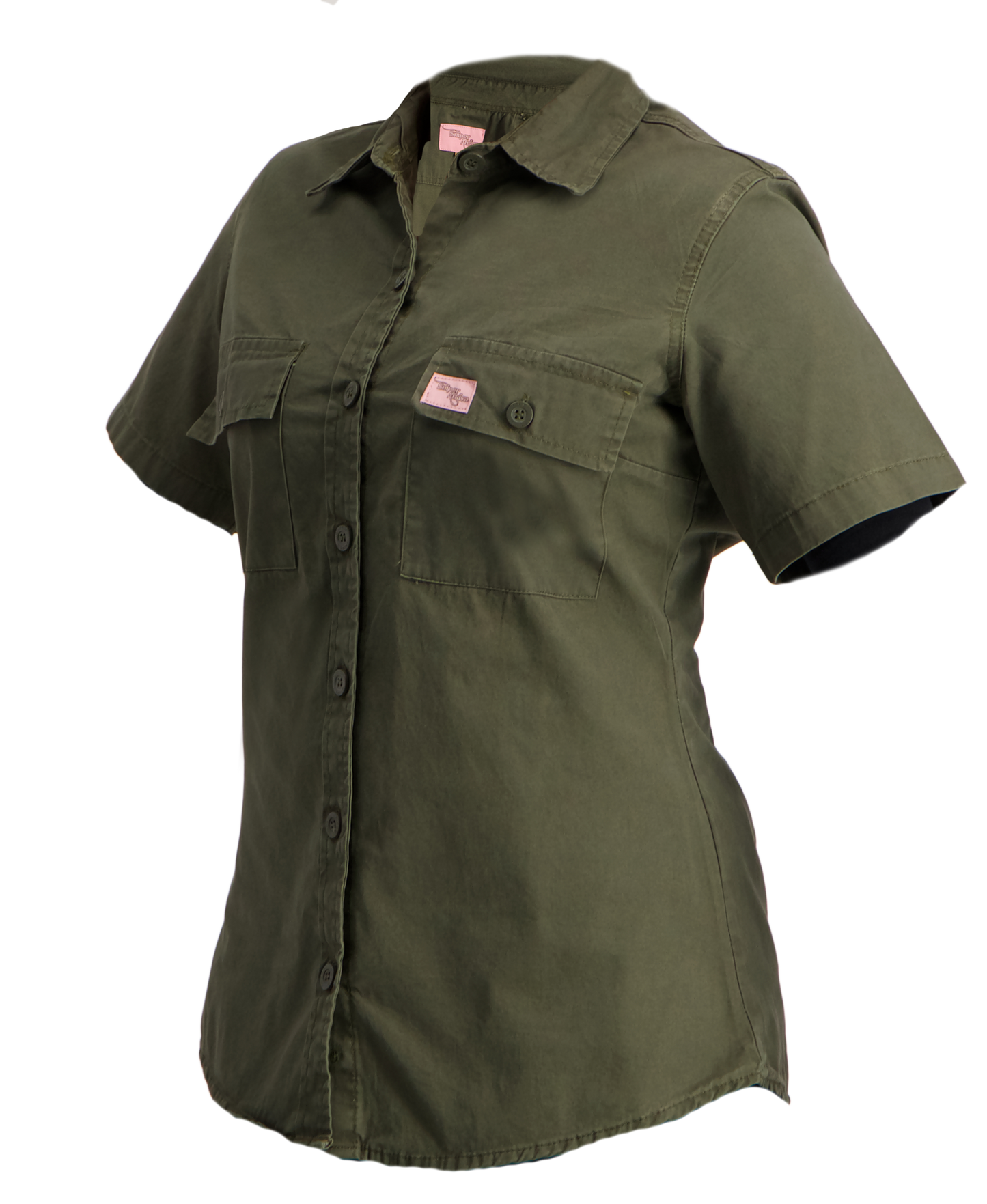 SNIPER AFRICA MILITARY OLIVE LADIES ADVENTURE SHIRT