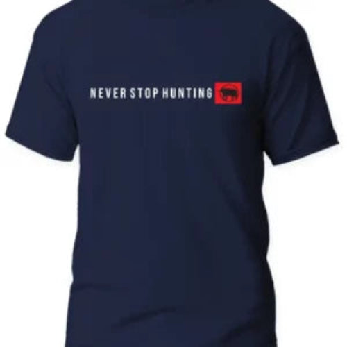 ZZZ Sniper Africa men never stop t-shirt - blue