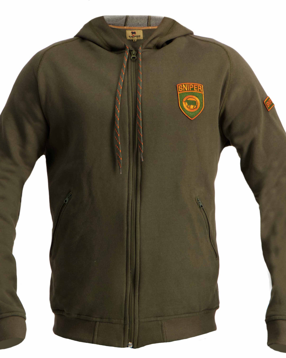 ZZZ OLIVE MENS REACTOR HOODY