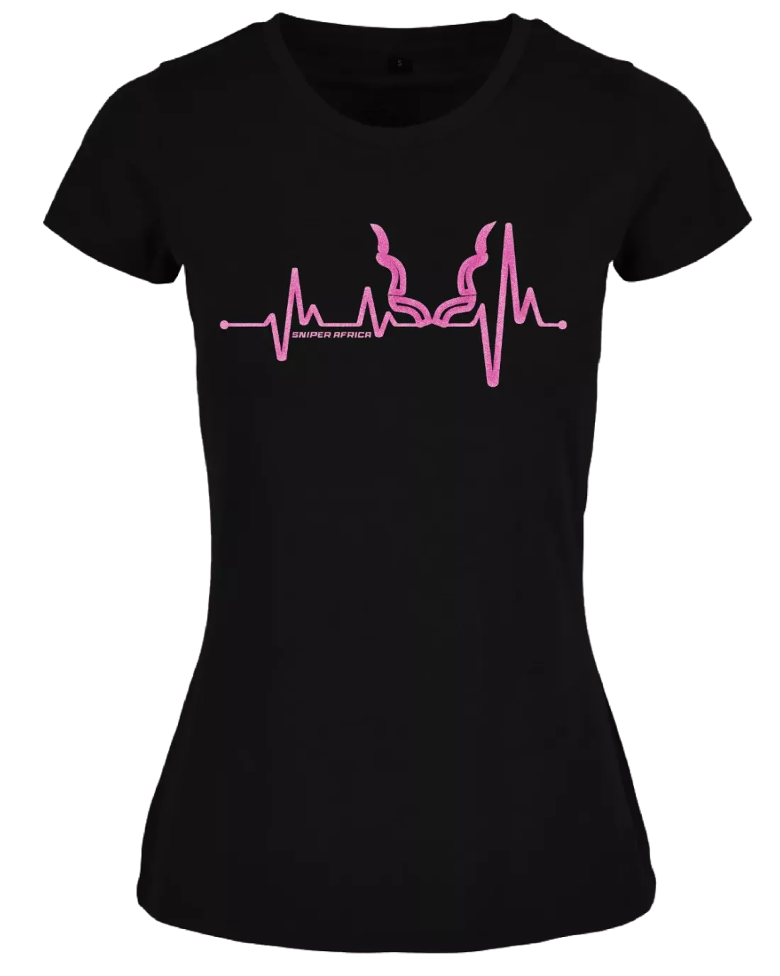 SNIPER AFRICA BLACK LADIES PULSE T-SHIRT