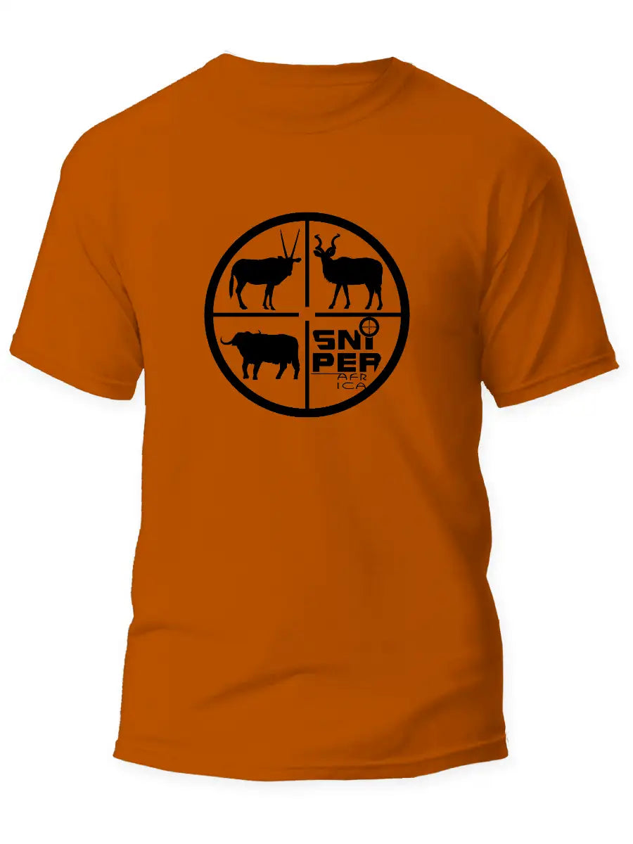 SNIPER AFRICA ORANGE YOUTH RETICAL T-SHIRT
