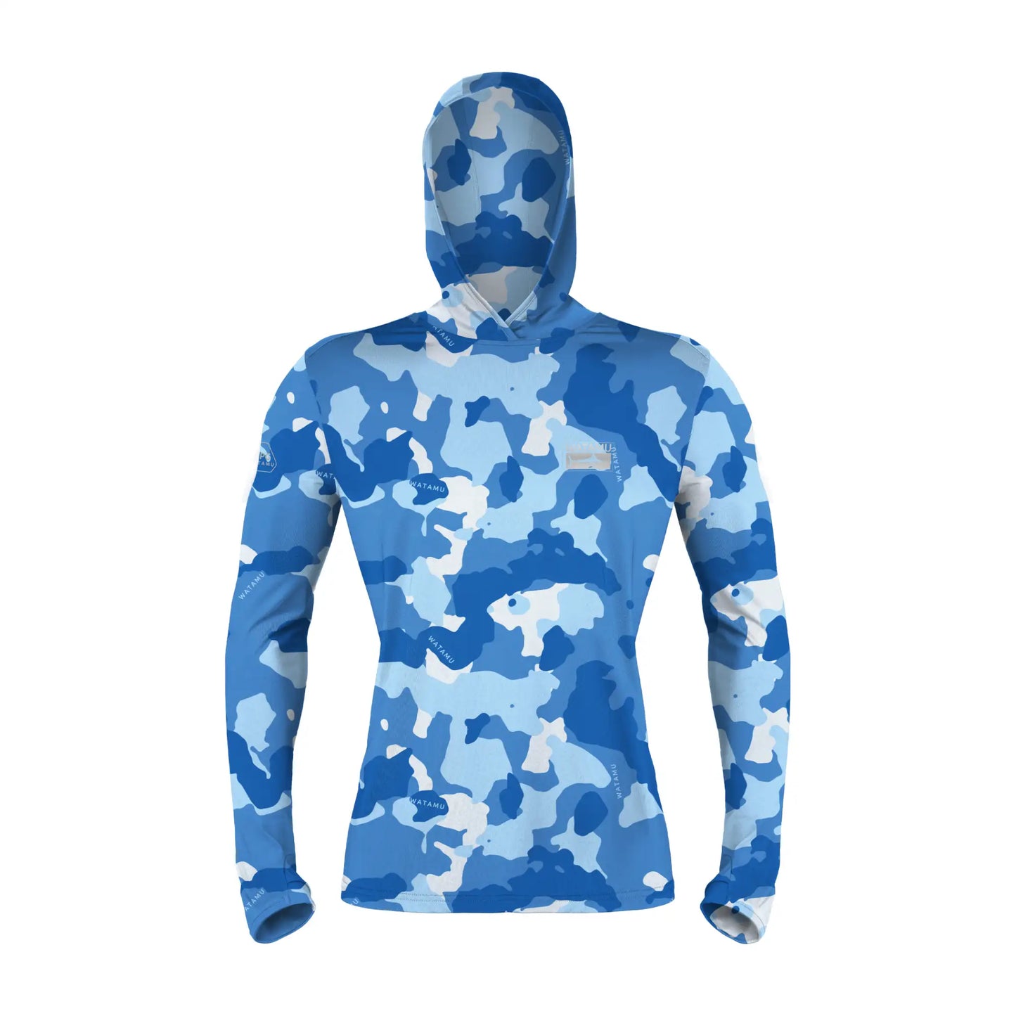 RUBONDO PERFORMANCE HOOODY-BLUE CAMO