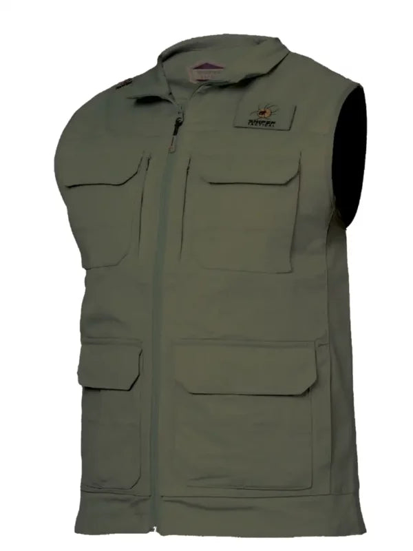 SNIPER AFRICA MILITARY OLIVE RANGER WAISTCOAT