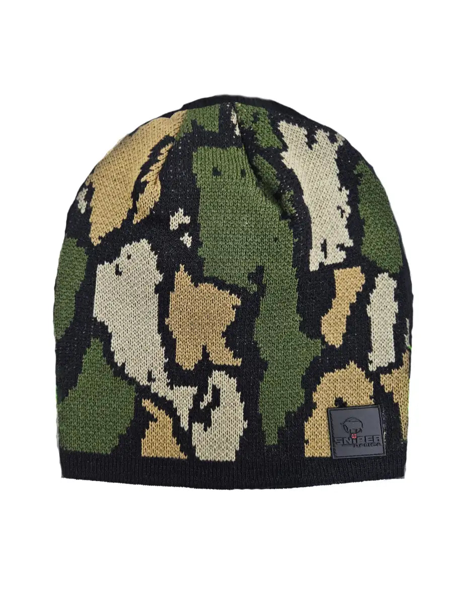 SNIPER AFRICA ADULTS CAMO BARK BREAK BEANIE