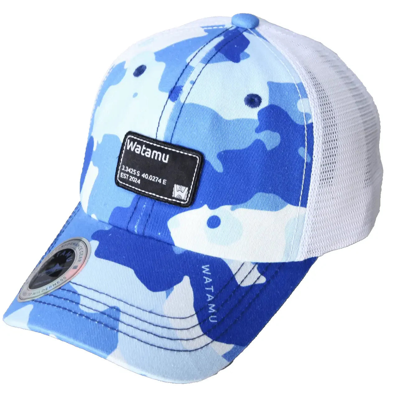 WATAMU TRUCKER CAP INHACE BLUE CAMO