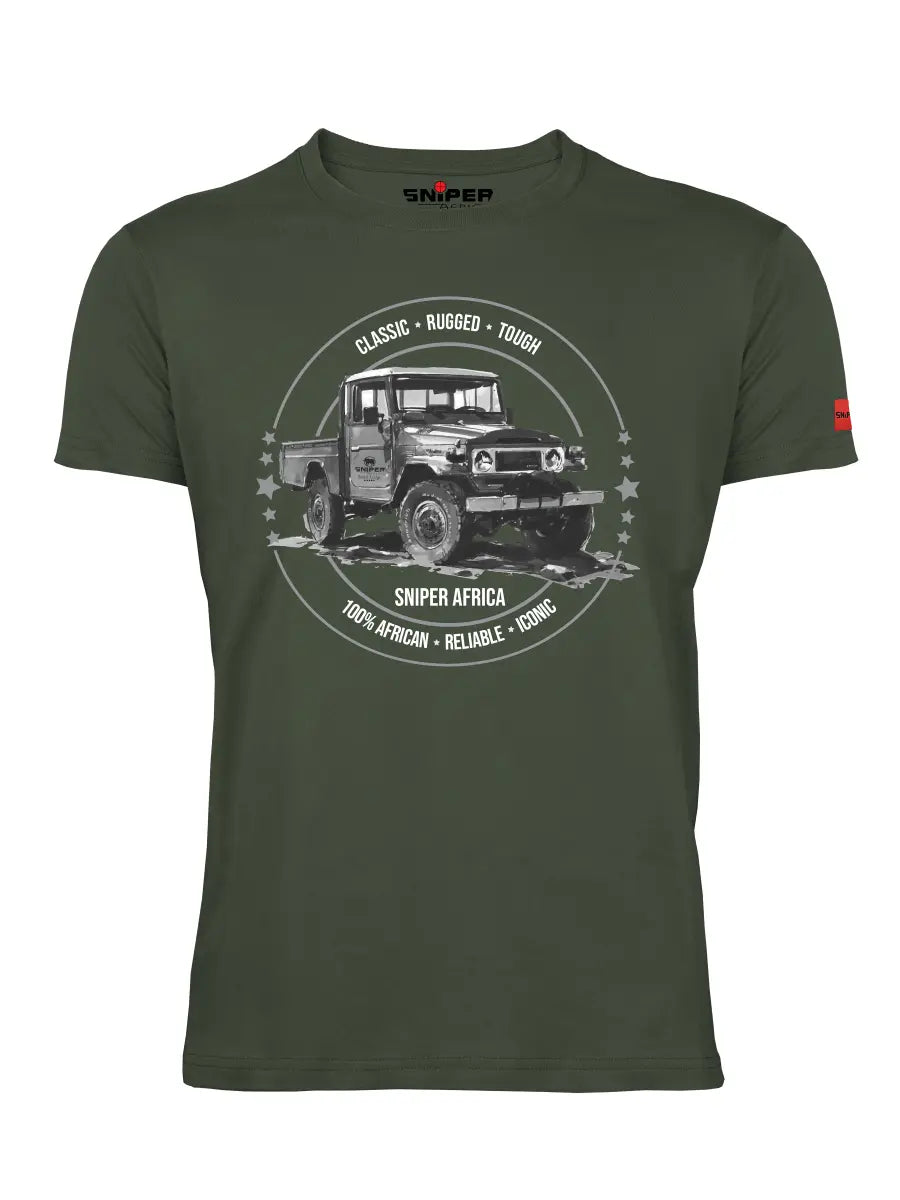 SNIPER AFRICA OLIVE MENS CLASSIC T-SHIRT