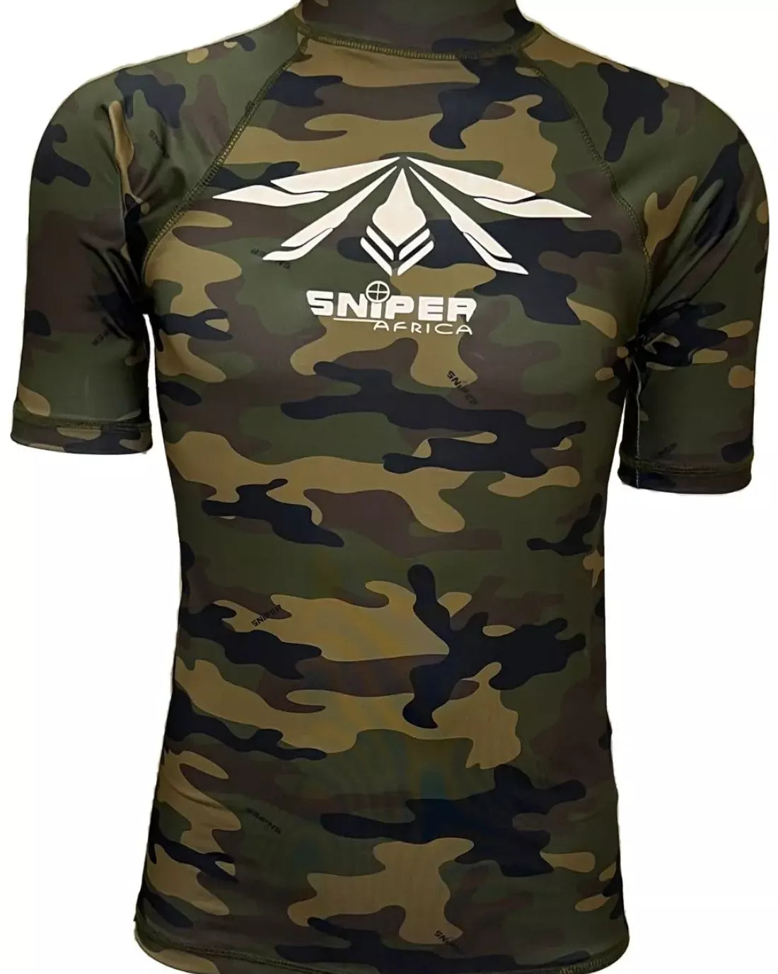 SNIPER AFRICA WOODLANDS MENS S/S RASH VEST