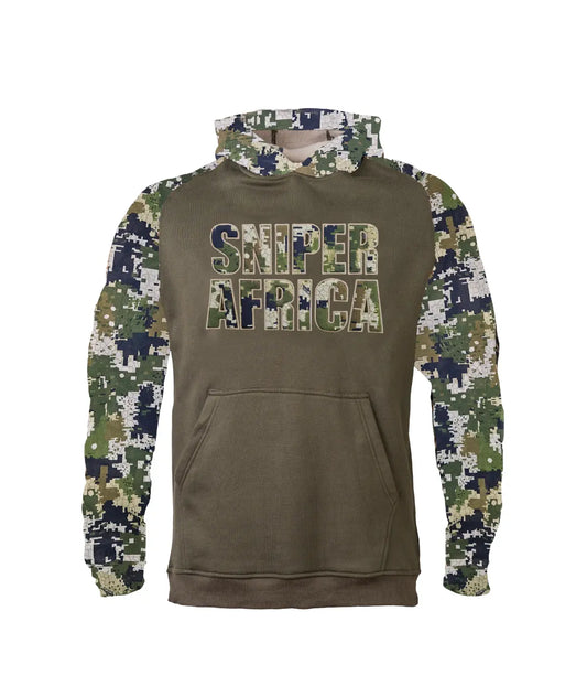 SNIPER AFRICA JAKKALS HOODY- PIXELATE/OLIVE