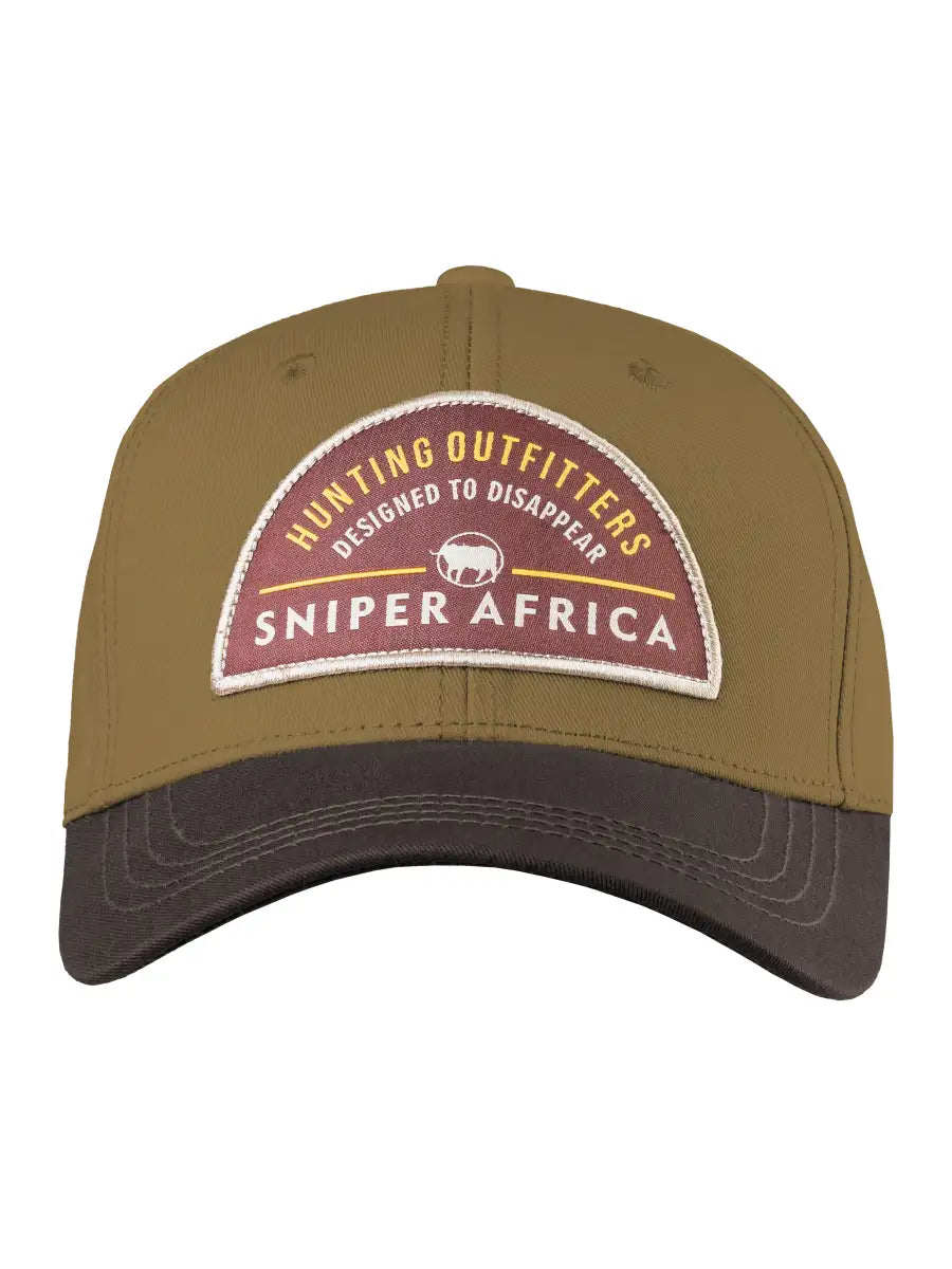 SNIPER AFRICA HUNTING OUTFITTERS CAP BROWN/CHOC