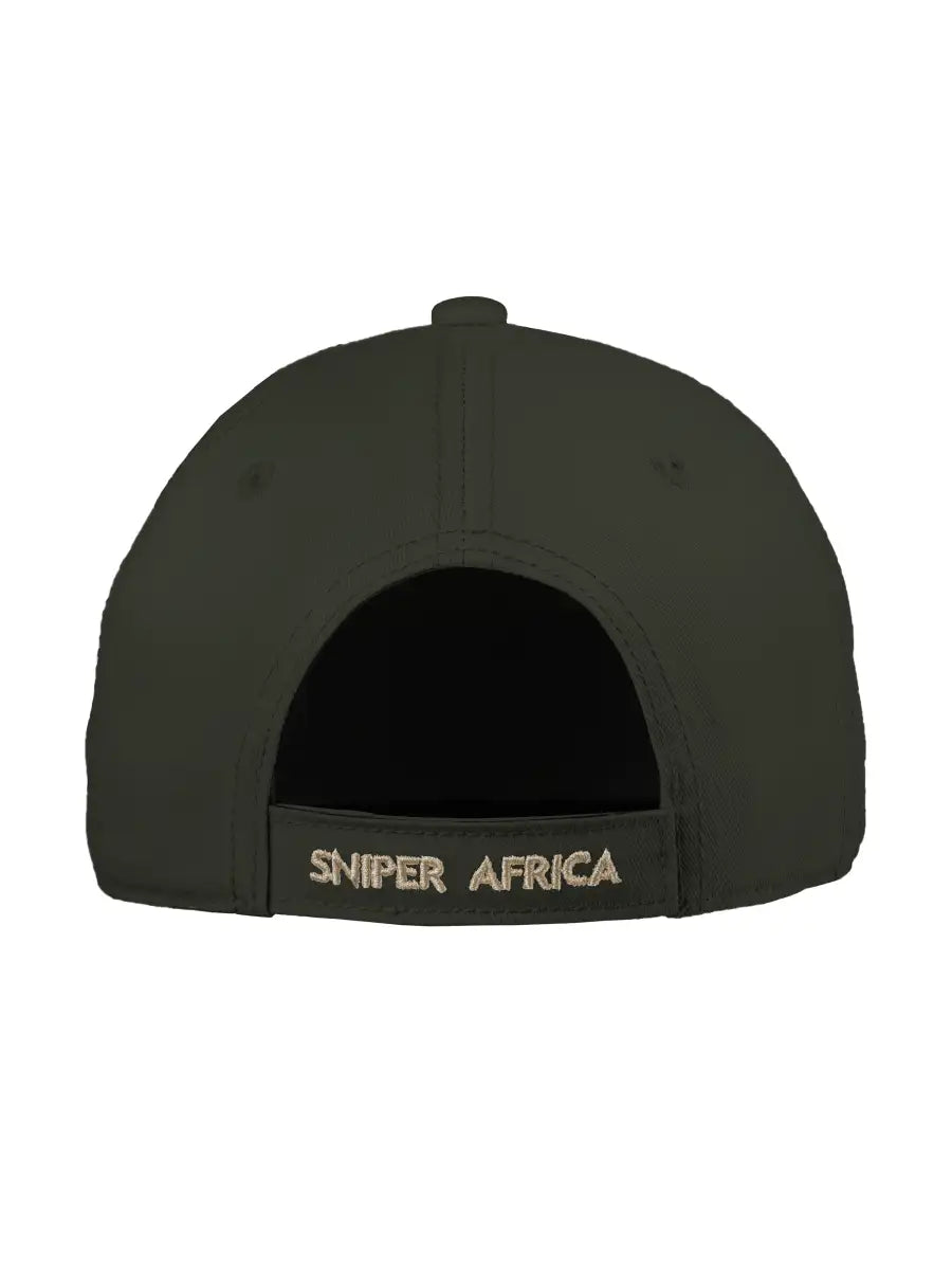 SNIPER AFRICA HUNTING OUTFITTERS CAP OLIVE/STONE