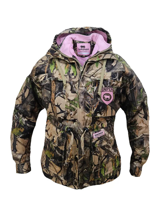 SNIPER AFRICA 3D CAMO LADIES STORM PARKA JACKET
