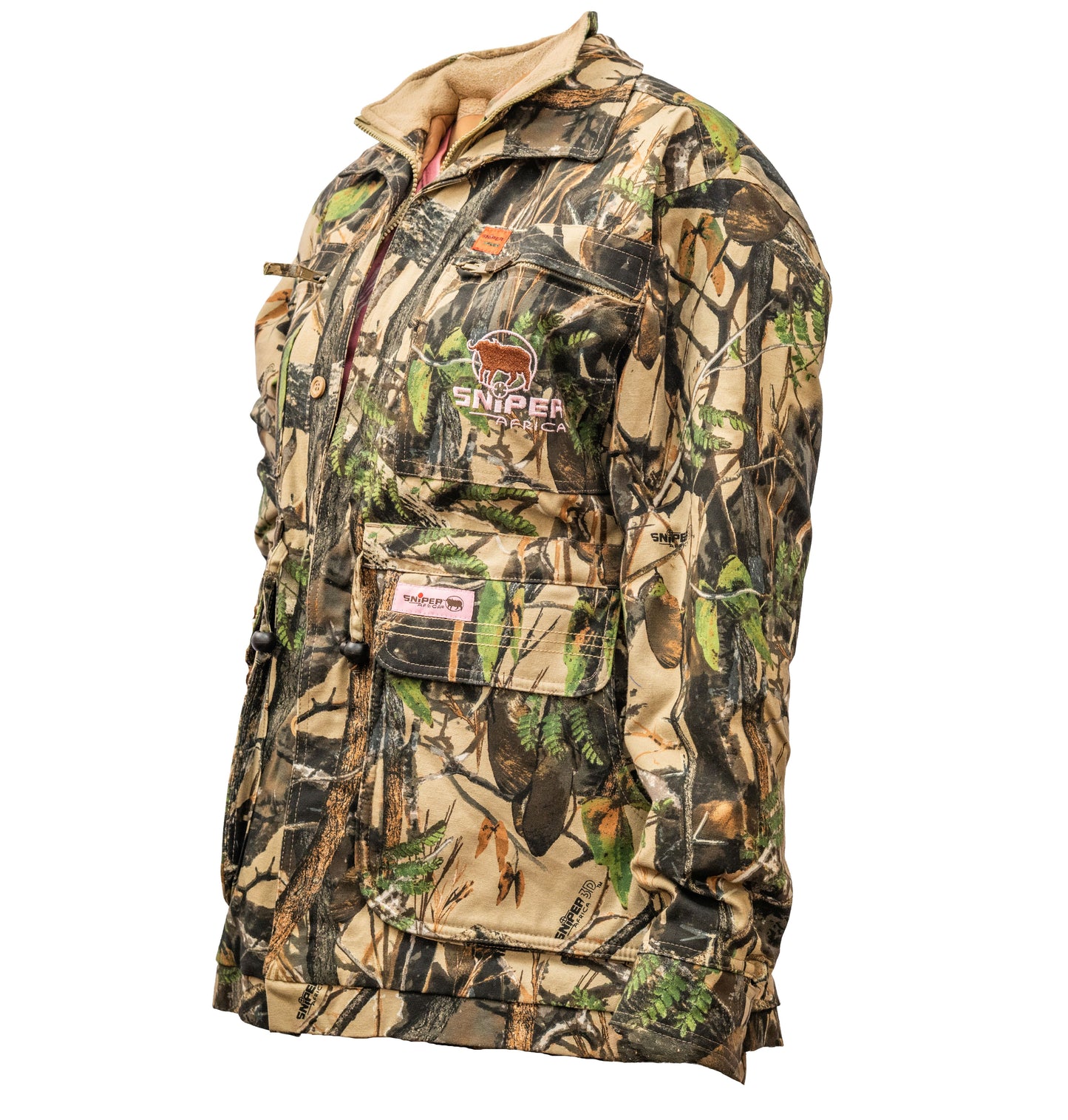 Sniper Africa camo ladies parka-3D/khaki