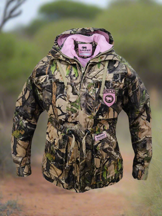 SNIPER AFRICA 3D CAMO LADIES STORM PARKA JACKET