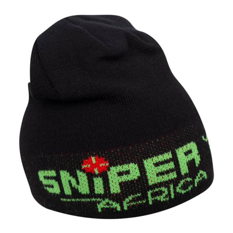 SNIPER AFRICA BLACK/GREEN KIDS BEANIE