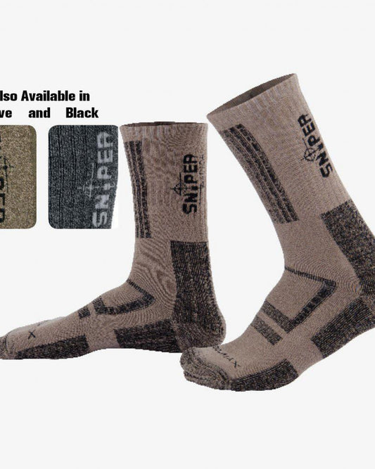 SNIPER COOLMAX  SOCKS SIZE 5-8 ASSORTED COLOURS