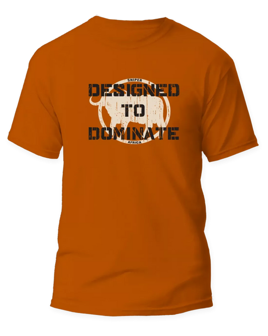 ORANGE MENS  DOMINATE T-SHIRT