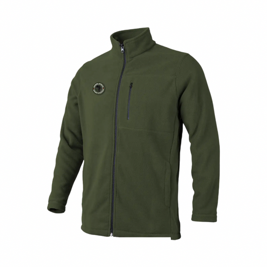 SNIPER AFRICA OLIVE EDW FLEECE ZIPPER TOP