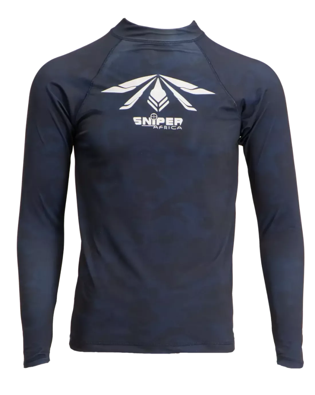 SNIPER AFRICA CORAL NAVY MENS  L/S RASH VEST