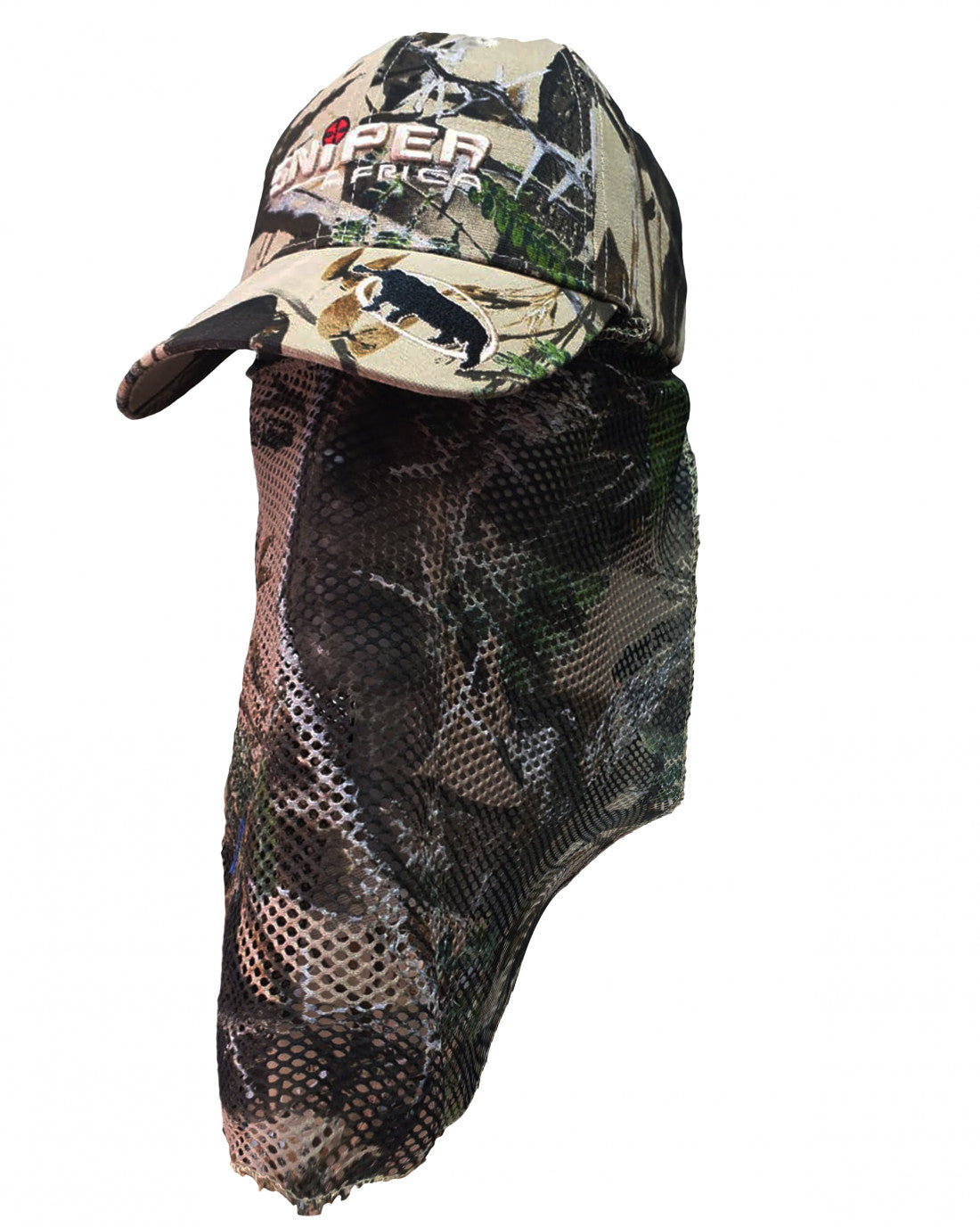 SNIPER AFRICA 3D CAMO MESH COMBO PEAK CAP