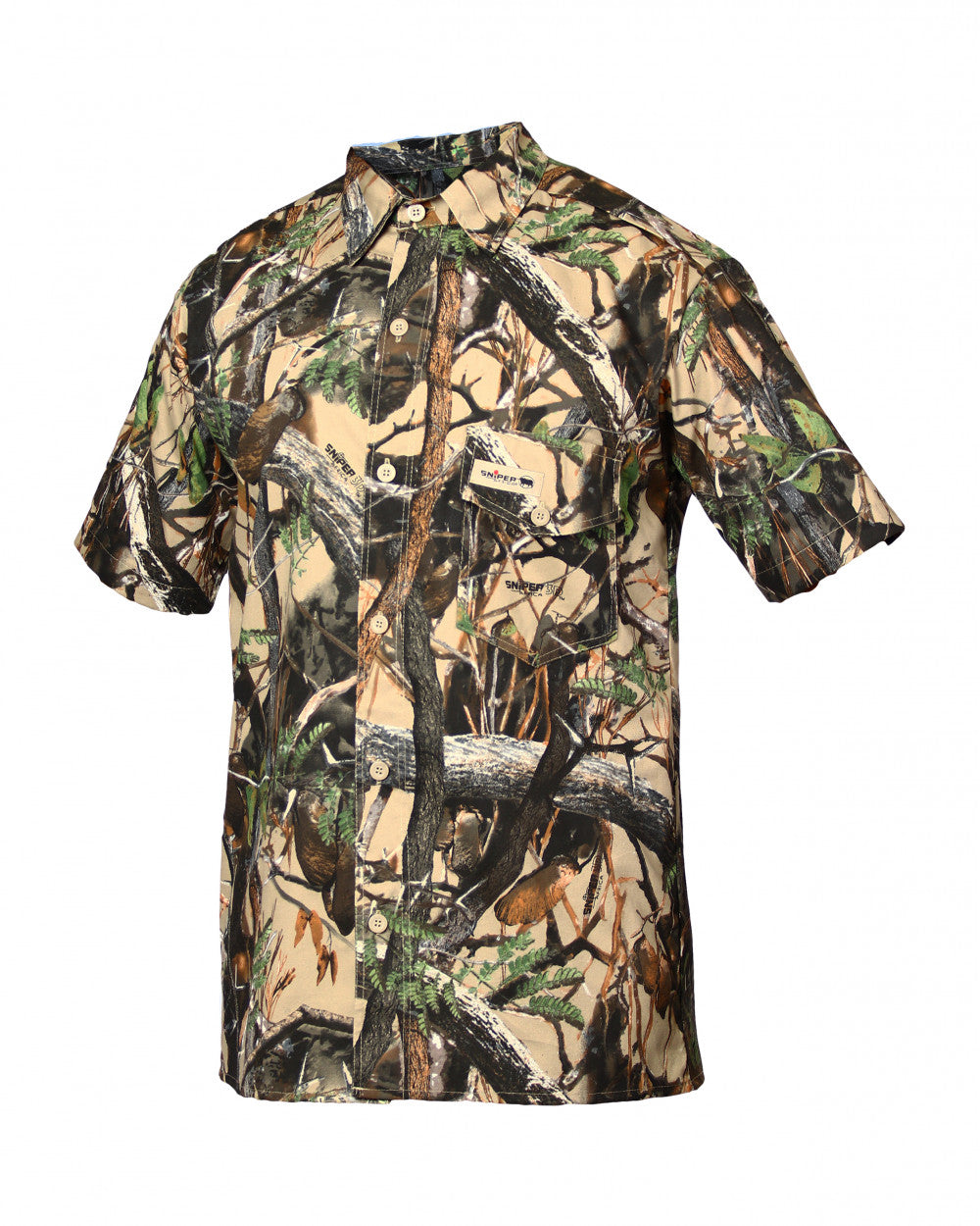 SNIPER AFRICA 3D CAMO PH SHORT SLEEVE SHIRT