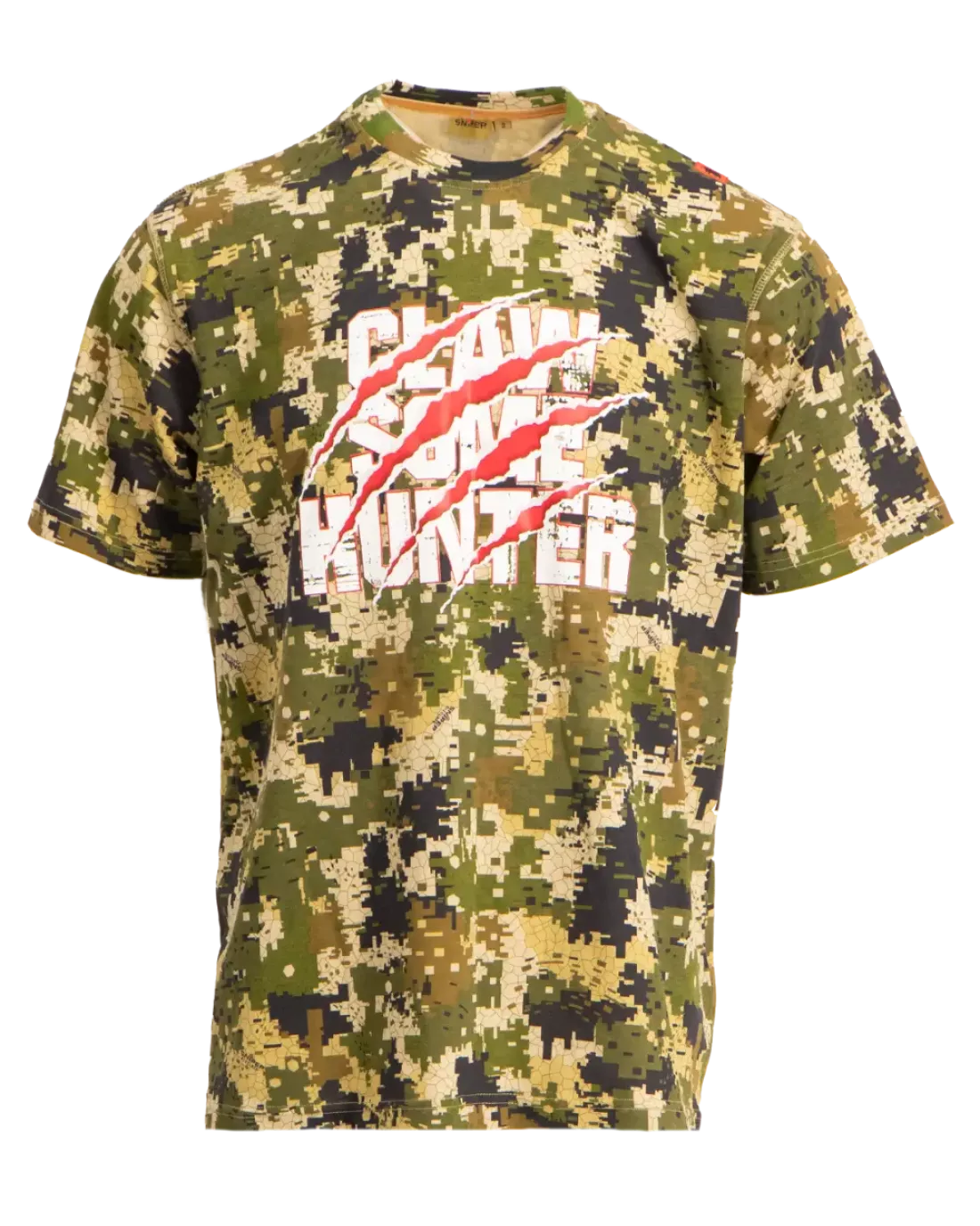 SNIPER AFRICA PIXELATE CAMO MENS CLAW SOME HUNT T-SHIRT