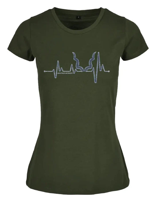 Sniper Africa ladies pulse t-shirt - olive