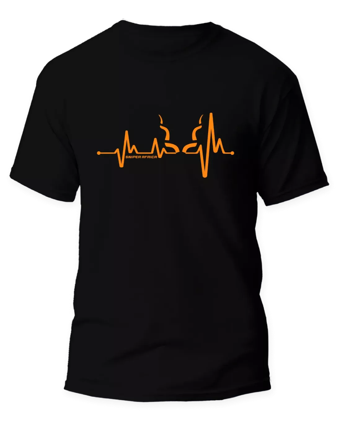 SNIPER AFRICA BLACK MENS PULSE T-SHIRT