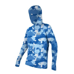 RUBONDO PERFORMANCE HOOODY-BLUE CAMO