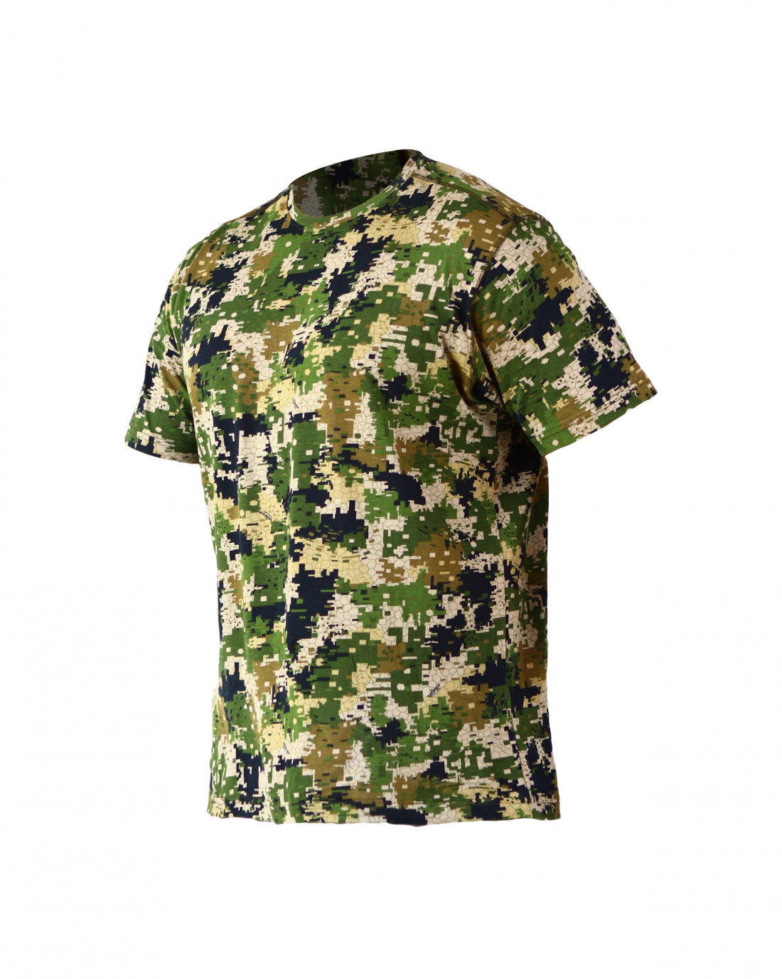 SNIPER AFRICA PIXELATE CAMO MENS SHORT SLEEVE COTTON T/SHIRT