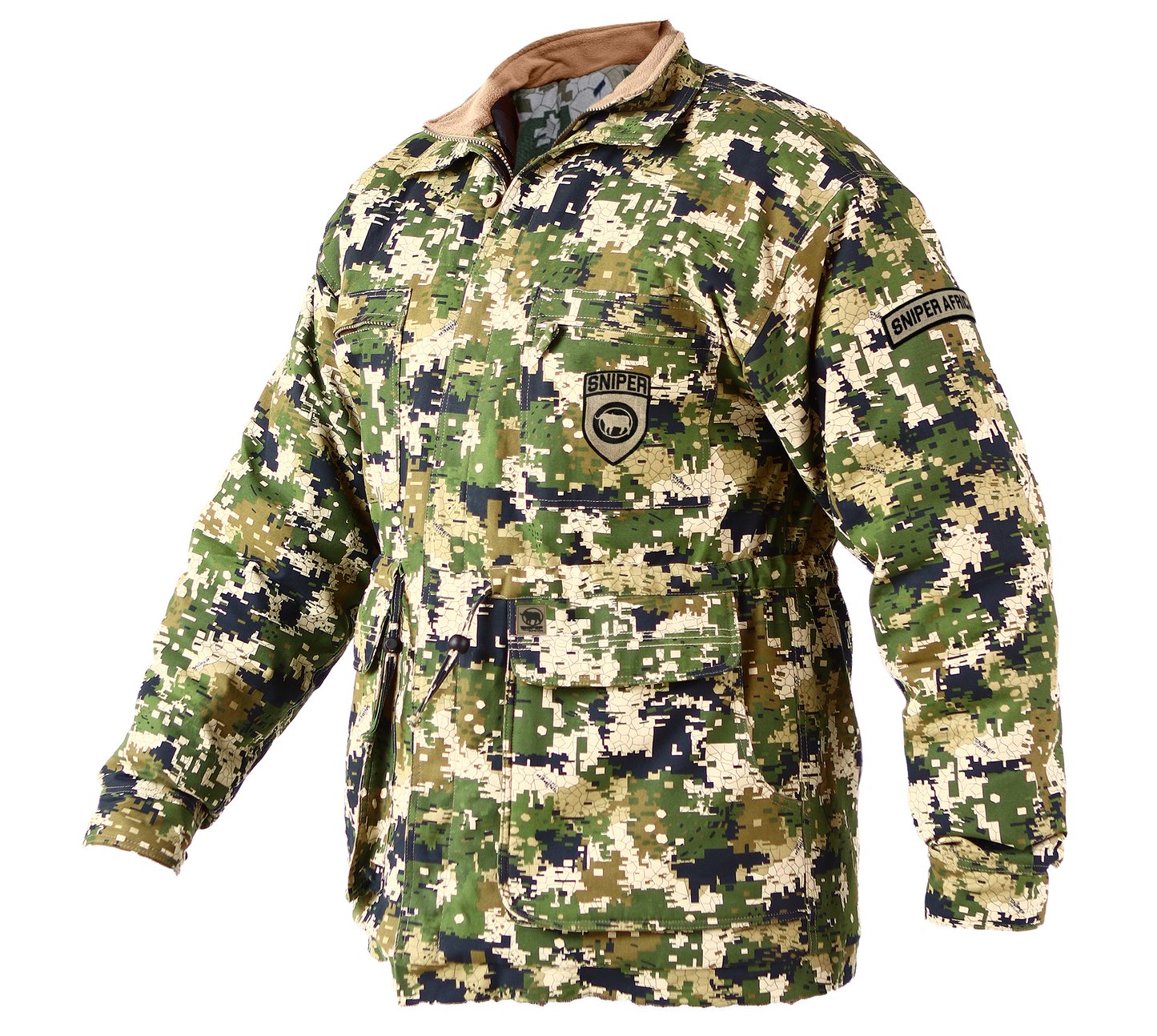 SNIPER AFRICA PIXELATE CAMO YOUTH PARKA JACKET