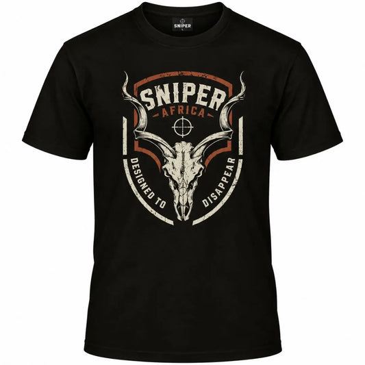 Sniper Africa men shield t-shirt- black
