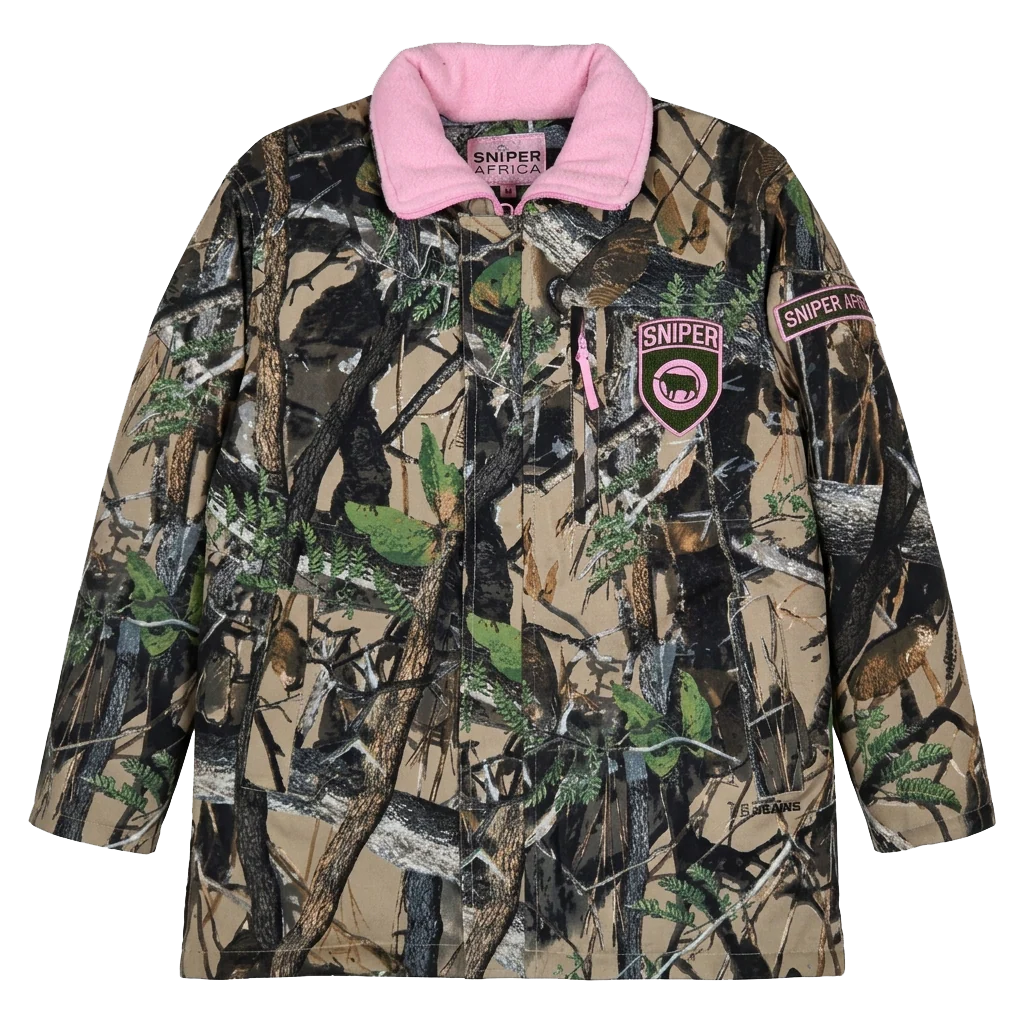 Sniper Africa kiddies hunting parka jacket - 3D/Pink