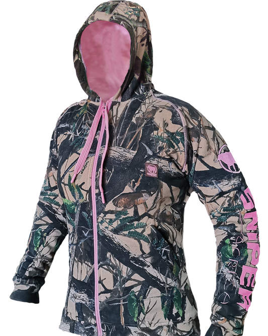 3D/PINK LADIES REACTOR FLEECE HOODY