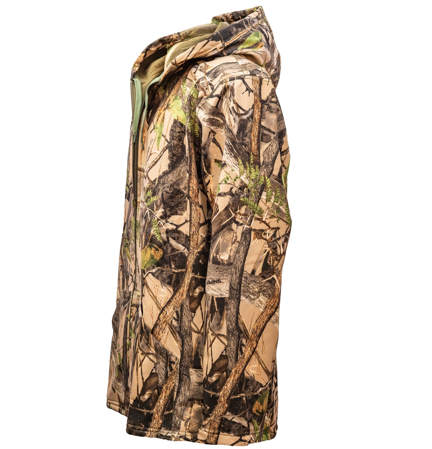 Sniper Africa camo men softshell reversible hoody- 3D/olive
