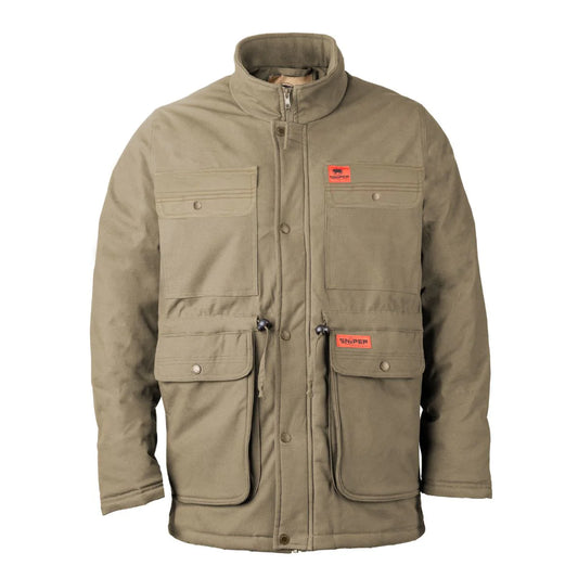 Sniper Africa new men padded plain parka jacket- khaki