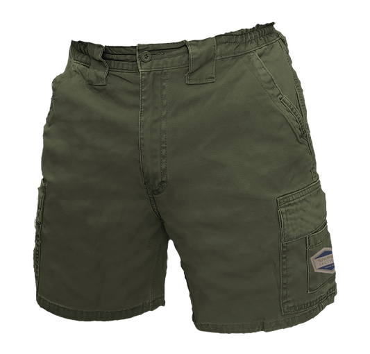 MILITARY OLIVE FLEX WARRIOR SHORTS