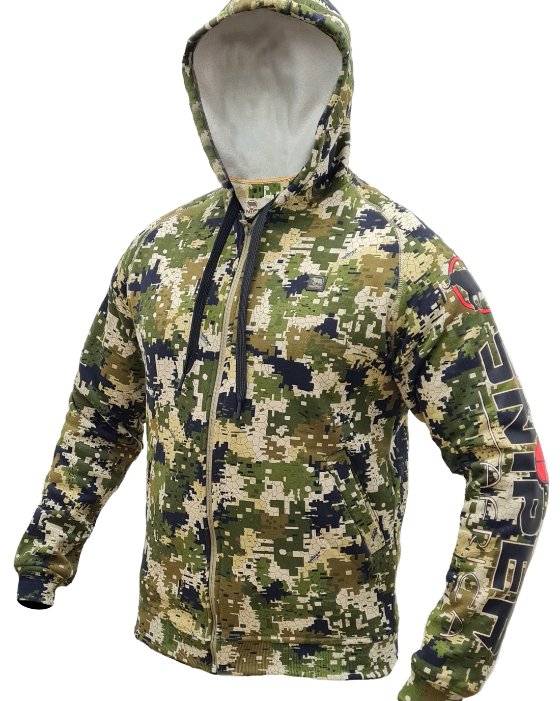 ZZZ PIXELATE CAMO MEN REACTOR HOODY