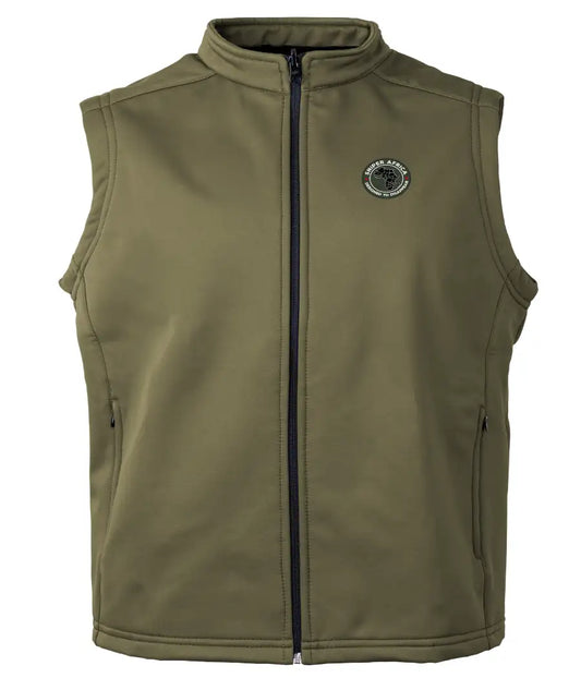 SNIPER AFRICA SOFT SHELL BODYWARMER-OLIVE